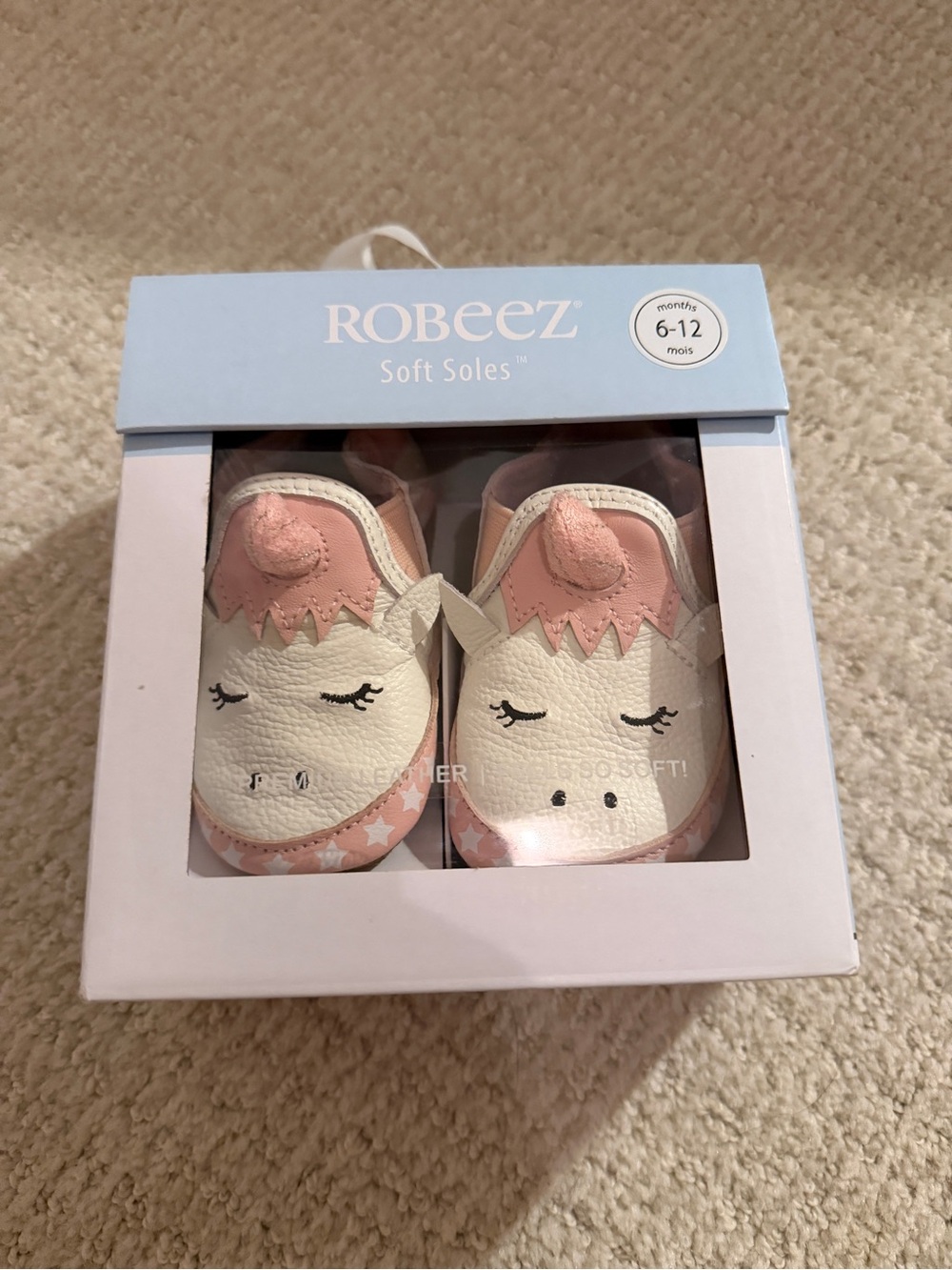 Robeez Unicorn Soft Soles Baby Shoes